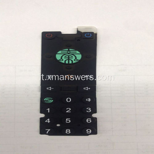 Tastiera telecomando personalizzata per auto in gomma siliconica